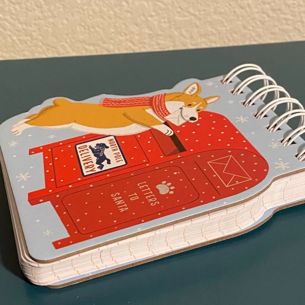 Corgi “Letters to Santa” Holiday Notepad